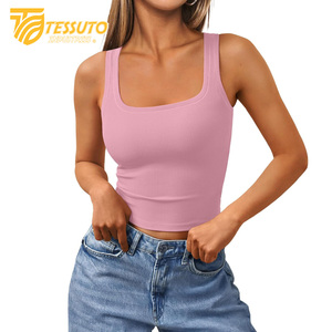 Camiseta sin mangas de algodón para mujer, camiseta sin mangas para mujer, precio al por mayor, camiseta sin mangas para mujer a la venta hecha en Pakistán - Product Image 3