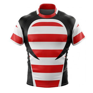 เสื้อรักบี้แขนสั้นสำหรับวัยรุ่นชาย - Product Image 1