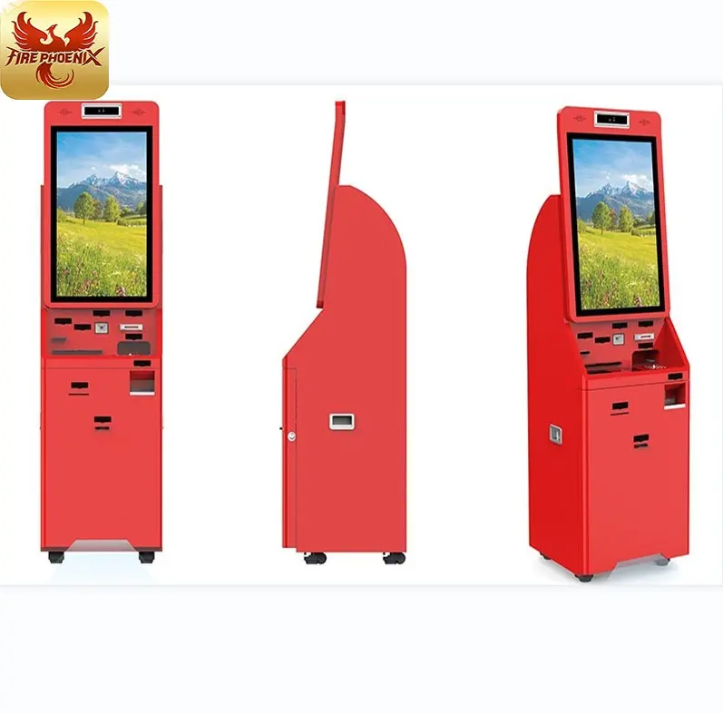 Oyun API sistemi ile özel 32 inç LCD ekran Self servis Kiosk makinesi