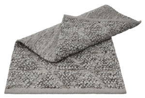 ผ้าฝ้ายทอมือทรงเรขาคณิตที่ทันสมัย/พรมขนแกะหนาขนาดกลางแบบย้อนกลับได้ลวดลายเพชร - Product Image 6