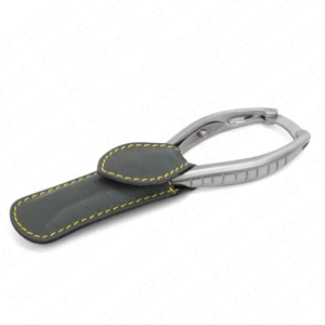 Custom Stainless Steel Finger Nail Clipper Cuticle Nipper Manicure <b>Pedicure</b> Tool <b>Set</b> with PU Leather Travel Case - Product Image 6