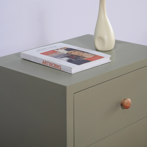 Mesita de noche contemporánea para niños Material de madera Estilo de lujo moderno Color pintado Muebles de dormitorio para bebés y niños - Product Image 3