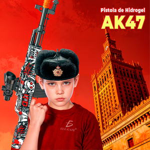 Réplica de Pistola de Hidrogel AK 47 Legendaria, con Accesorios y Objetivos - Product Image 4