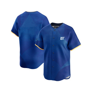 Maillots de baseball personnalisés respirants en polyester de meilleure qualité pour adultes, ensemble grande taille avec logo imprimé, vêtements de softball - Product Image 1