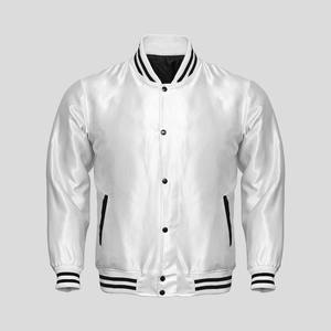 Veste de baseball en satin pour homme de haute qualité, sportive, imperméable, design avant élégant, streetwear pour homme - Product Image 1