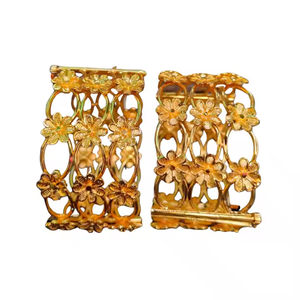 Hot Sell 2025 <b>Bangles</b> <b>Set</b> with 22K <b>Gold</b> Plated Modern Style <b>Bangles</b> <b>Set</b> for Women Wear Jewelry by Exporters - Product Image 2