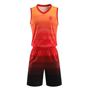 Tenues de basket-ball respirantes pour hommes fabriquées au Pakistan, personnalisables, 100% polyester, vêtements de sport à bas prix - Product Image 1
