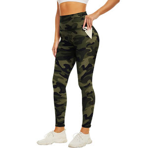 Logo personnalisable nouveau leggings de yoga à haute élasticité pour femmes séchage rapide collants de sport de course à pied sans couture Sublimation formation - Product Image 4