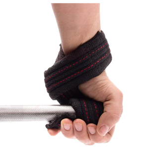 Haltérophilie Gym anti-dérapant sécurité sangles résistantes haltérophilie soutien du poignet croix Fit poignées Fitness musculation - Product Image 1