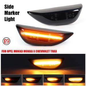 Piezas de coche, luces LED dinámicas de posición lateral para <span class=keywords><strong>Opel</strong></span> <span class=keywords><strong>Mokka</strong></span> X Chevrolet Trax Buick Encore, lámpara de señal de giro, Bombilla lateral para correr - Product Image 4