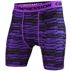 Short de compression taille moyenne pour hommes ODM fabriqué en usine Short de compression à fermeture élastique à la mode à la mode - Product Image 5