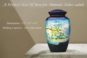 Urna de cremación para cenizas Adulto Hecho a mano para cenizas de mascotas Contenedor de urna de entierro para restos humanos Urna funeraria conmemorativa - Product Image 2