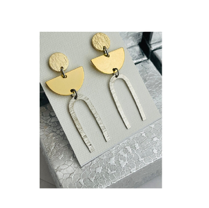 Pendientes de Girasol de Lujo, Edición Especial 2025, Joyería de Latón con Piedras, Fabricados en Pensilvania, EE. UU. - Product Image 5