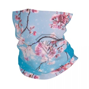 Vente en gros de bandana en polaire épaissie imprimée par sublimation cache-cou écharpe extérieure coupe-vent pour cache-cou d'hiver - Product Image 6