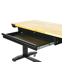 Banc de travail convertible en gros, hauteur réglable 132 cm, moderne, silencieux, pour atelier mécanique, garage, industrie