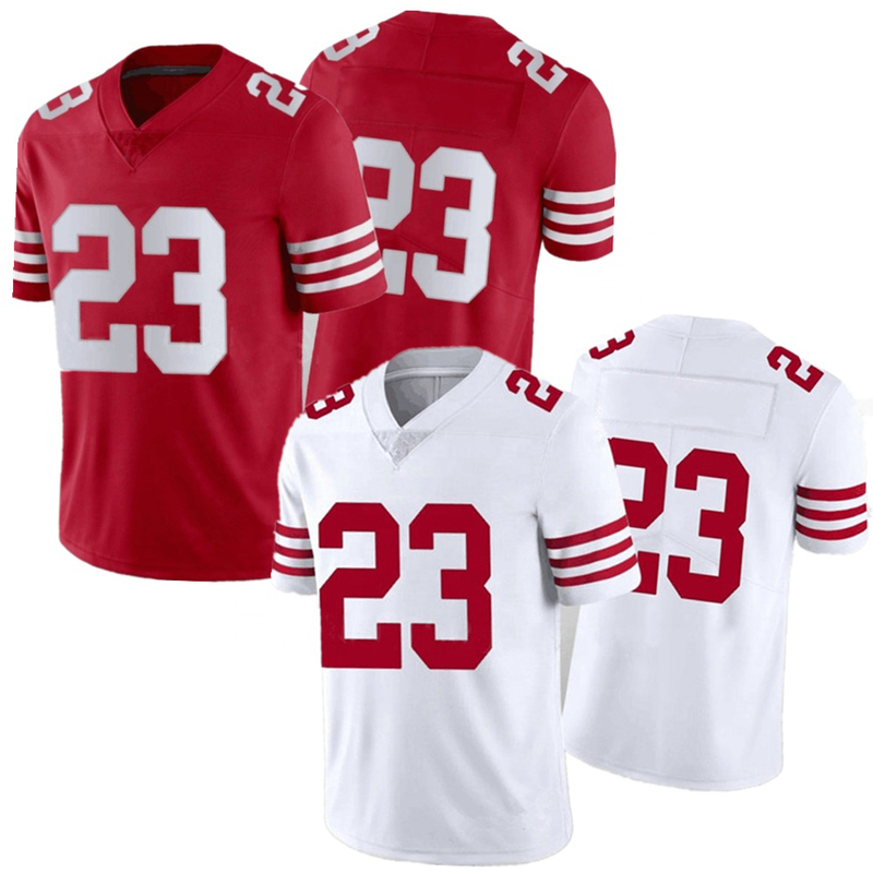Red White American Football Jerseys Large