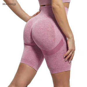 ALFA Pantalones Cortos de Yoga sin Costuras para Mujer, Medias Texturizadas de Secado Rápido, Control de Barriga, Levantamiento de Glúteos, Opciones de Talla Grande - Product Image 6