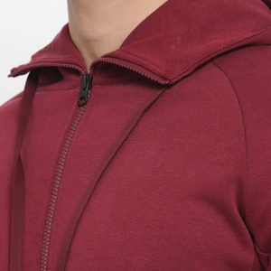 Chándal OEM personalizado para hombre, chándal de 2 piezas con cremallera, sudadera con capucha y Jogger, algodón sólido, respetuoso con la maternidad - Product Image 6