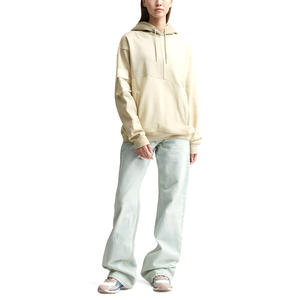 เสื้อฮู้ดลำลองทรงครอปมีฮู้ดสำหรับผู้หญิงเสื้อครอปมีฮู้ดโอเวอร์ไซส์แบบกำหนดเองใหม่ - Product Image 4