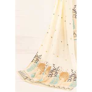 Conjunto de Traje Jacquard Off-White Sin Costuras para Mujer, 3 Piezas, Atuendo Elegante - Product Image 5