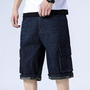 Short vintage en denim lavé à l'acide pour hommes personnalisé Logo étiquette services OEM ODM fabricant pour marques privées - Product Image 2