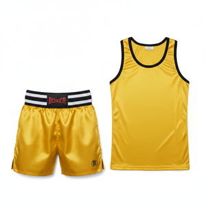 Vente en gros ODM Ensemble court d'uniformes de combat en coton de qualité supérieure, personnalisable avec logo avant/arrière, durable, respirant, unisexe - Product Image 5