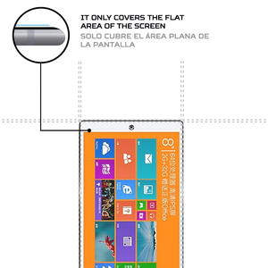 ฟิล์มกันรอยหน้าจอ ANTISHOCK สำหรับแท็บเล็ตเทคลาส X80h การป้องกันที่ได้รับการปรับปรุง - Product Image 4