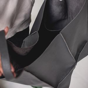 Bolso de compras de gran tamaño, bolso grande de cuero, hombro grande, compras de viaje, bolso de mano de gran tamaño, bolso diario, 2017 - Product Image 4