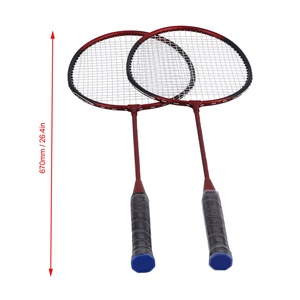 Hot tùy chỉnh đào tạo chuyên nghiệp cầu lông vợt Composite hợp kim Trọng lượng nhẹ với mong muốn vợt đồ họa sắt cứng mềm giá - Product Image 2