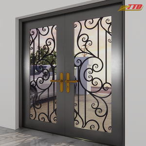 Portes d'entrée en acier haut de gamme d'un fabricant expérimenté, design postmoderne imperméable alliant artisanat, résistance et style - Product Image 6