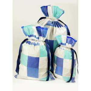 Bolsa de Regalo Resistente de Polipropileno Azul Cuadrada Martom, Tamaño Grande 40X56 - Product Image 3
