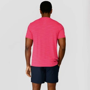 Camiseta ligera de poliéster y nailon para hombre: transpirable, de secado rápido e ideal para fitness, entrenamientos y actividades informales - Product Image 3