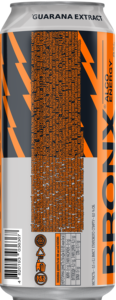 Boisson énergisante Bronx Alco Black Orange en canette de 0,5 L avec 8 % d'alcool, booster d'énergie - Product Image 2