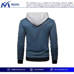 Pull à capuche en polaire pour hommes conçu sur mesure pour l'été pour les sports de plein air Streetwear décontracté usage quotidien - Product Image 3