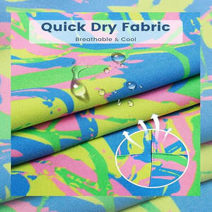 กางเกงขาสั้นผ้าฝ้ายสำหรับผู้ชายกางเกงวิ่งกางเกงขาสั้นชายหาดพิมพ์ซับลิเมชันสีสำหรับเล่นกีฬา - Product Image 5