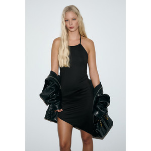 GRIMELANGE Majara Vestido de falda asimétrica elástica para mujer con cuello de tirantes para discoteca - Product Image 5