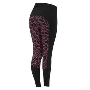 Vêtements équestres personnalisés de conception OEM pour femmes Leggings d'équitation taille haute à sublimation à vendre - Product Image 6