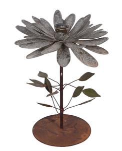 Candelabro de Metal con diseño de flores de Navidad para decoración del hogar - Product Image 4