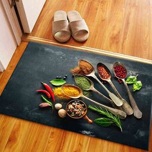Tapis imprimé Spices : Tapis de couloir pour salle à manger et décoration moderne, avec tapis à poils doux - Product Image 5