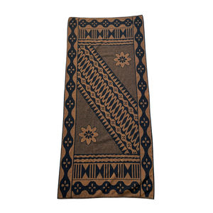 Toalla de diseño geométrico con forma rectangular hecha de polialgodón lavable a mano y a máquina más vendida disponible con color personalizado - Product Image 1