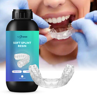 Résine pour prothèse dentaire souple transparente imprimée en 3D, haute flexibilité, haute résistance à la flexion, stabilité dimensionnelle