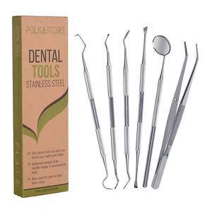 Kit de higiene de Instrumentos dentales profesionales de alta calidad de 4 piezas, hecho de acero inoxidable de alta calidad por Life Care Instrum. - Product Image 4