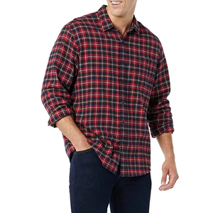 Chemise à carreaux boutonnée de luxe vintage de haute qualité personnalisée - Product Image 3