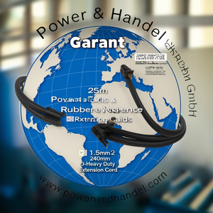 Garant - Carrete de Cable de Neopreno de Goma de 25 m, 1,5 mm, 240 mm, Cable de Extensión de Alta Resistencia de 3 Niveles - Product Image 3