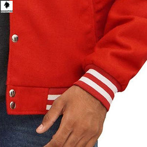 Veste universitaire en laine à séchage rapide pour hommes, bombardier Letterman automne hiver avec col montant, livraison en gros par avion, meilleure qualité personnalisée - Product Image 6