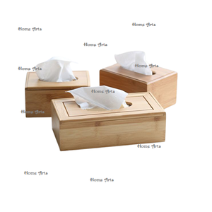Set of 2 Wooden Napkin Tissue Box With Greatest Quality Rectangular Shape Tissue Storage Box At Low Price - Product Image 4