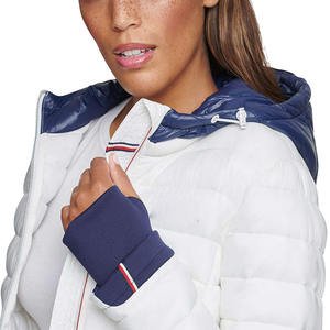 Vestes matelassées à capuche avec panneaux de couleur unie, prix bas, nouvelle conception 2025, fabrication à la machine, choix populaire, doudoune - Product Image 5