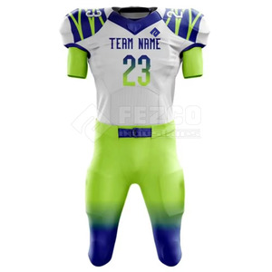 Conjuntos de Uniformes de Fútbol Americano de Alta Demanda, Pantalones Cortos 100% Poliéster, Diseño Transpirable y Antibacteriano, Tallas Personalizables - Product Image 2
