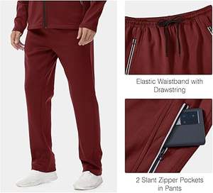Top Quality Customized Wholesale Men's 2-Piece Tracksuit: Athletic Sports Casual Full <b>Zip</b> Jogging Sweatsuit, Trending Design - Product Image 6