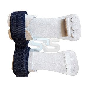 Professional Leather Gymnastics Hand Grips Weight Lifting <b>Gloves</b> Palm Protection Adjustable Workout Gym Accessories Compression - Product Image 5